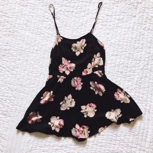 Urban outfitters floral print romper